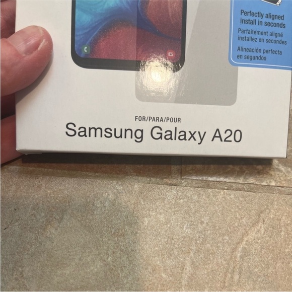 NEWl SAMSUNG GALAXY Quikcell A20 premium tempered glass screen phone protector - Picture 6 of 6